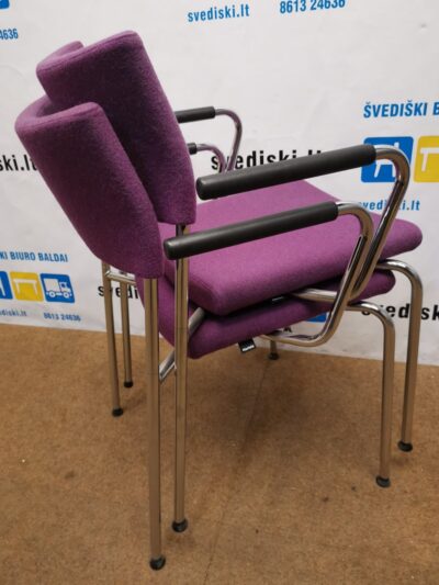 Martela Violetinė Kėdė Su Porankiais, Švedija