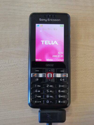 Sony Ericsson G502 Juodas Mobilus Telefonas, Švedija