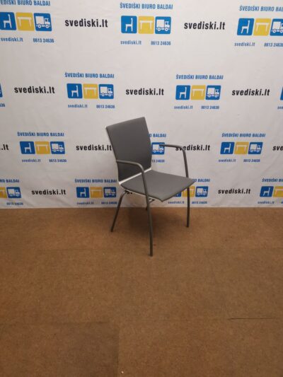 EFG Sit Balta Kėdė Su Pilku Audiniu, Švedija