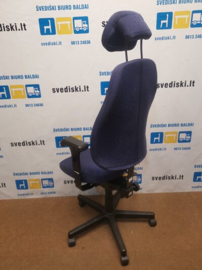Malmstolen Mėlyna Biuro Kėdė Su Porankiais, Švedija
