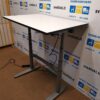 EFG Elektra Reguliuojamas Pilkas Stalo Mechanizmas Su Nauju 120x80cm Stalviršiu, Švedija