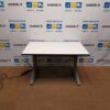 EFG Elektra Reguliuojamas Pilkas Stalo Mechanizmas Su Nauju 120x80cm Stalviršiu, Švedija