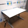 EFG Elektra Reguliuojamas Pilkas Stalo Mechanizmas Su Nauju 120x80cm Stalviršiu, Švedija