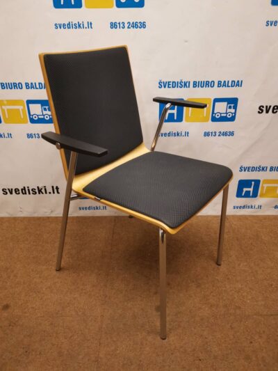 Martela Beržo Kėdė Su Juodu Audiniu, Švedija