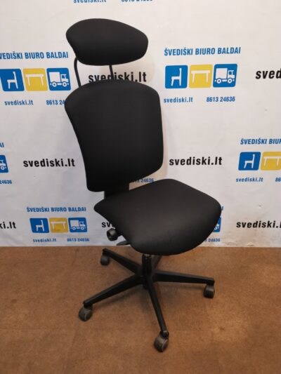 Savo Ikon 4 Juoda Biuro Kėdė Su Galvos Atrama, Švedija
