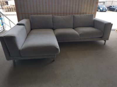 Ikea Nockeby Šviesiai Pilka Kampinė Sofa, Švedija