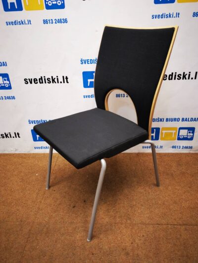 Kinnarps Yin Tamsiai Pilka Kėdė Su Beržo Fanera, Švedija