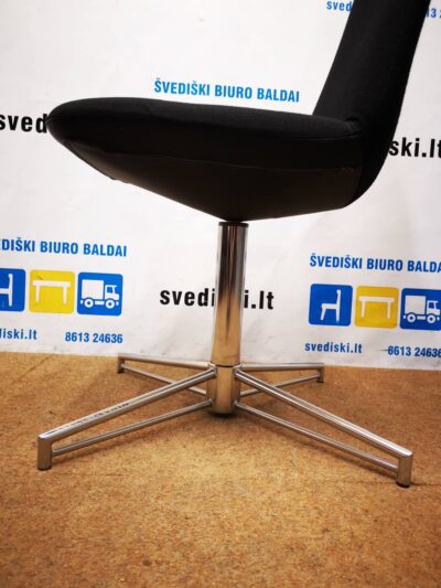 Juodas Pasukamas Kėdė| Fotelis Su Aukšta Nugaros Atrama, Švedija