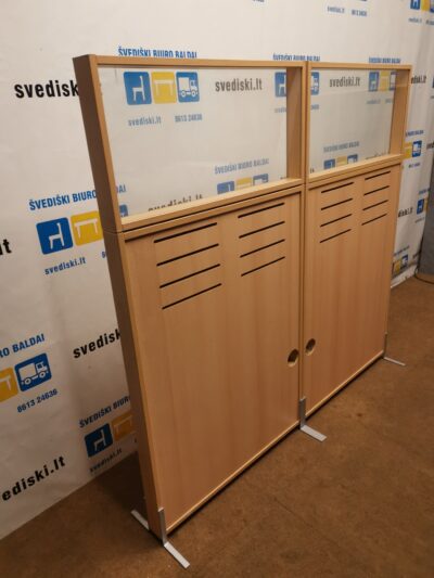 Paaukštinta Medinė Pastatoma Akustinė Sienelė 150x80cm, Švedija