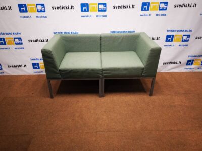 Martela Cube Žalia Modulinė 2-Dalių Sofa, Švedija