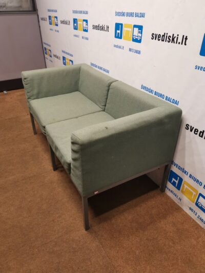 Martela Cube Žalia Modulinė 2-Dalių Sofa, Švedija