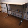 Linak Chromuotas Elektra Reguliuojamas Mechanizmas Su Klevo 160x80 Stalviršiu, Švedija