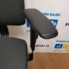 Interstuhl Goal 302G Juoda Biuro Kėdė Su Nauju Audiniu Ir 4D Porankiais, Vokietija