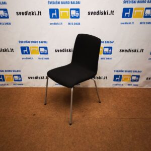 Kėdė Su Juodu Audiniu Ir Pilku Rėmu, Švedija