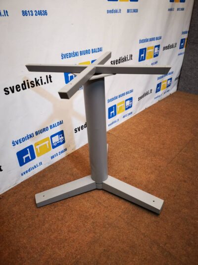 Pilka Metalinė Stalo Koja 70cm Aukščio, Švedija