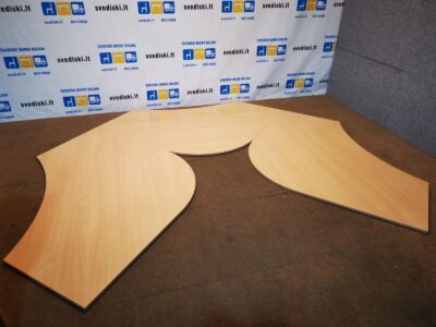 Ergonomiškas Buko Stalviršis 198cm Ilgio, Švedija