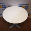 Baltas Laminuoto MDF Stalviršis Ø 70cm Su Pažeidimais, Švedija 5