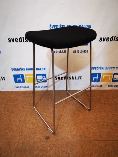 Cappellini Morrison Juoda Pusbario Kėdė 68cm Aukščio, Švedija