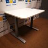 Loctekmotion Naujas Pilkas Elektra Reguliuojamas Mechanizmas Su Baltu 100x80cm Stalviršiu, Vokietija