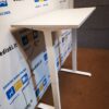 Loctekmotion Naujas Baltas Elektra Reguliuojamas Stalas Su Šviesiai Pilku Stalviršiu, Vokietija