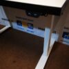 Loctekmotion Naujas Elektra Reguliuojamas Stalas Su Baltu| Juodu Stalviršiu, Vokietija