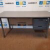 Antracito Reguliuojamo Aukščio Stalas Su 160x69cm Stalviršiu Ir 2 Stalčių Dėžute, Švedija