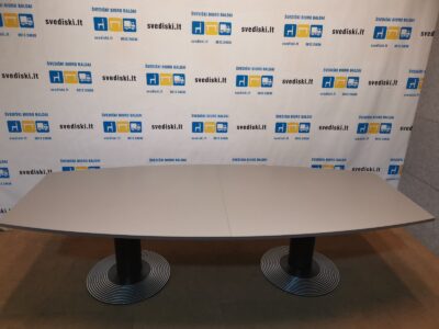 EFG Sidabrinio Antracito Konferencinis Stalas 280cm Ilgio, Švedija