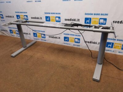 190, 170 arba 150 cm ilgio ROL ERGO Elektra Reguliuojamas Pilkas Stalo Mechanizmas, Švedija