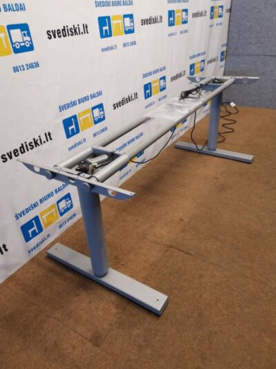 190, 170 arba 150 cm ilgio ROL ERGO Elektra Reguliuojamas Pilkas Stalo Mechanizmas, Švedija