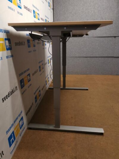 EFG Elektra Reguliuojamas Stalas Su Klevo 160x90cm Stalviršiu, Švedija