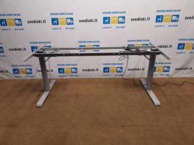 Linak Pilkas Elektra Reguliuojamas Stalo Mechanizmas Kyla Iki 117cm, Švedija