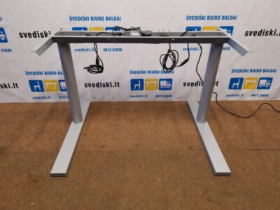 Linak Pilkas Elektra Reguliuojamas Stalo Mechanizmas Kyla Iki 115cm, Švedija