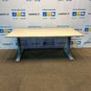 Martela Elektra Reguliuojamas Stalas Su Klevo 160x80cm Stalviršiu, Švedija