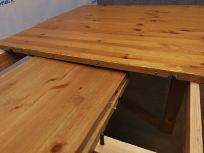 Pušinis Prailginamas Stalas Nuo 202cm Iki 295cm Ilgio, Švedija