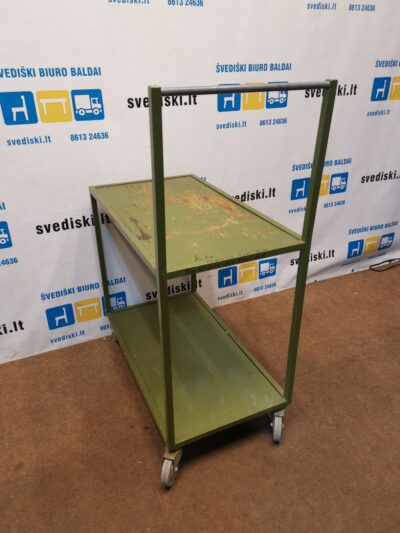 Žalias Vežimėlis Su 2 Lentynomis, Švedija
