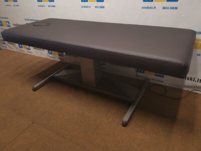 Kinnarps Elektra Reguliuojamo Aukščio Masažo Ir Sveikatingumo Stalas Su Ruda Eko Oda, Švedija