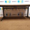OMT Antracito Stok-Sėsk Stalas Su Klevo 160x80cm Stalviršiu, Švedija