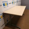 OMT Antracito Stok-Sėsk Stalas Su Klevo 160x80cm Stalviršiu, Švedija
