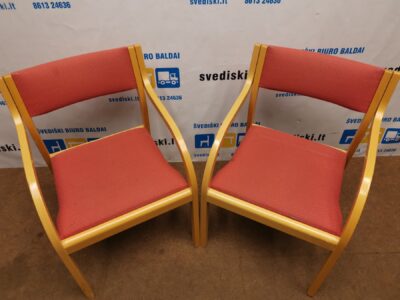 Dozzen AB Buko Kėdė Su Rausvos Spalvos Audiniu, Švedija