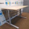 Linak Pilkas Stok-Sėsk Stalo Mechanizmas Su Pasirenkamu Klevo Stalviršiu, Švedija