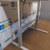 Linak Pilkas Stok-Sėsk Stalo Mechanizmas Su Pasirenkamu Klevo Stalviršiu, Švedija