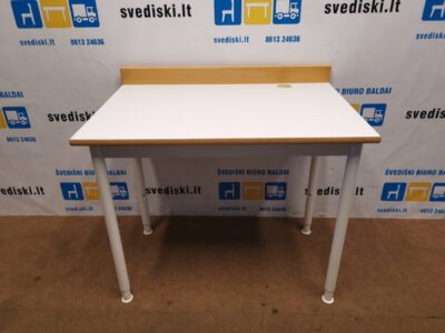 Reguliuojamo Aukščio Stalas Su 90x60cm Baltu| Buko Stalviršiu, Švedija