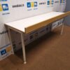 Reguliuojamo Aukščio Stalas Su 180x60cm Baltu| Buko Stalviršiu, Švedija