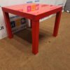 Ikea Lack Raudonas Staliukas 55x55cm, Švedija