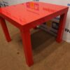 Ikea Lack Raudonas Staliukas 55x55cm, Švedija