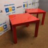Ikea Lack Raudonas Staliukas 55x55cm, Švedija