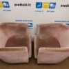 2 Rausvi Foteliai Su Veliūriniu Audiniu, Švedija