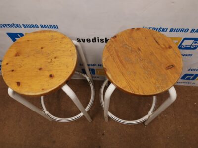 Taburetė Su Medžio Sėdyne 76cm Aukščio, Švedija