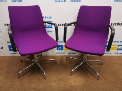 MiljoExpo Violetinis Fotelis Su Porankiais, Švedija