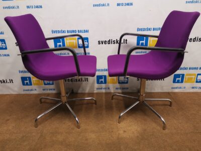 MiljoExpo Violetinis Fotelis Su Porankiais, Švedija